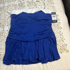 Chaps One Piece Swimsuit NWT